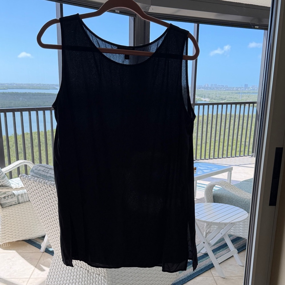 Eileen Fisher Ink Sleeveless Top - Picture 5 of 5